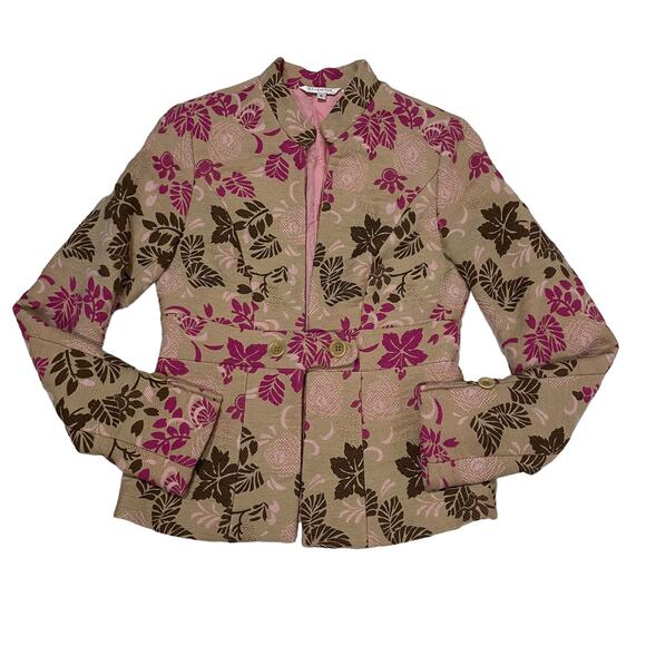 Vintage Liquid Floral Jacket - 6 - Picture 5 of 12